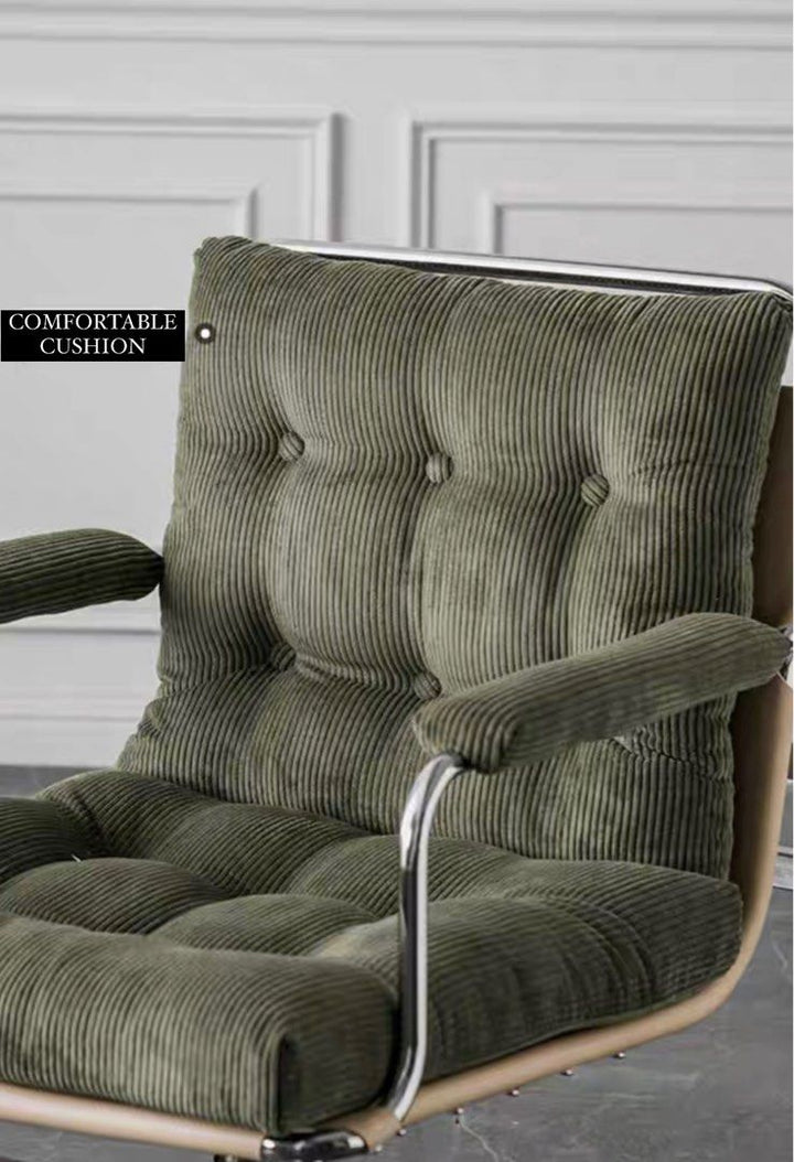 WHITNEY Modern Armchair With Wheels