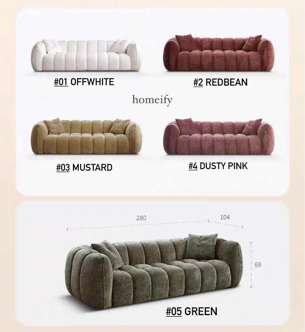 ZOEY Modern Boucle Sofa