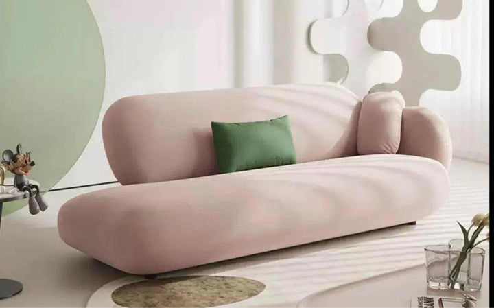 NATH Modern Velvet Sectional Designer Sofa
