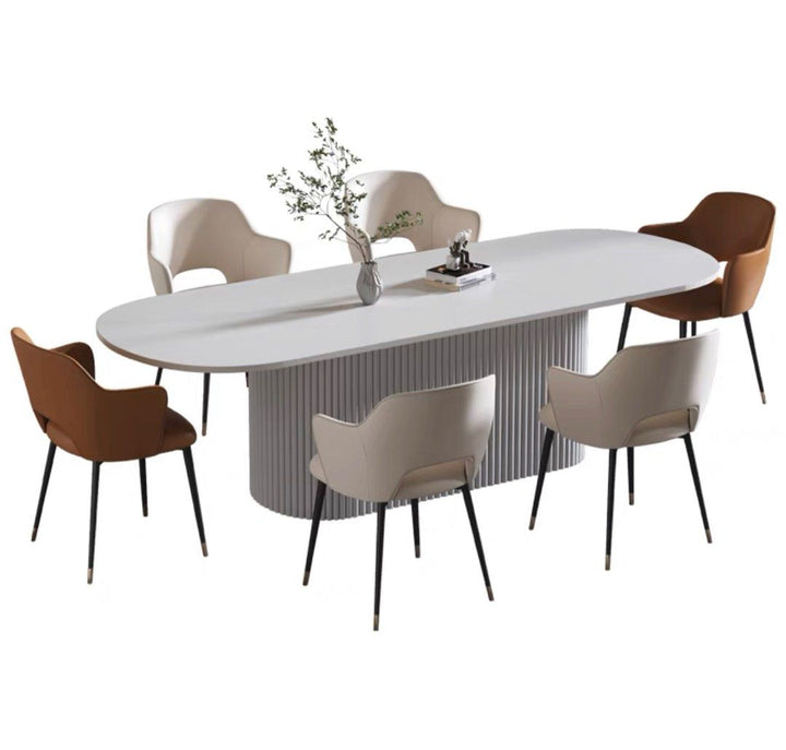 VAUGHN Modern Oval Dining Table