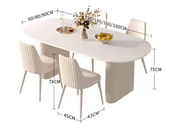 HALL Modern Sintered Stone Dining Table