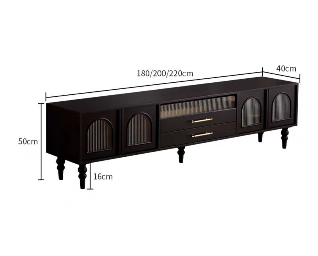 CALVE Mid Century TV Console
