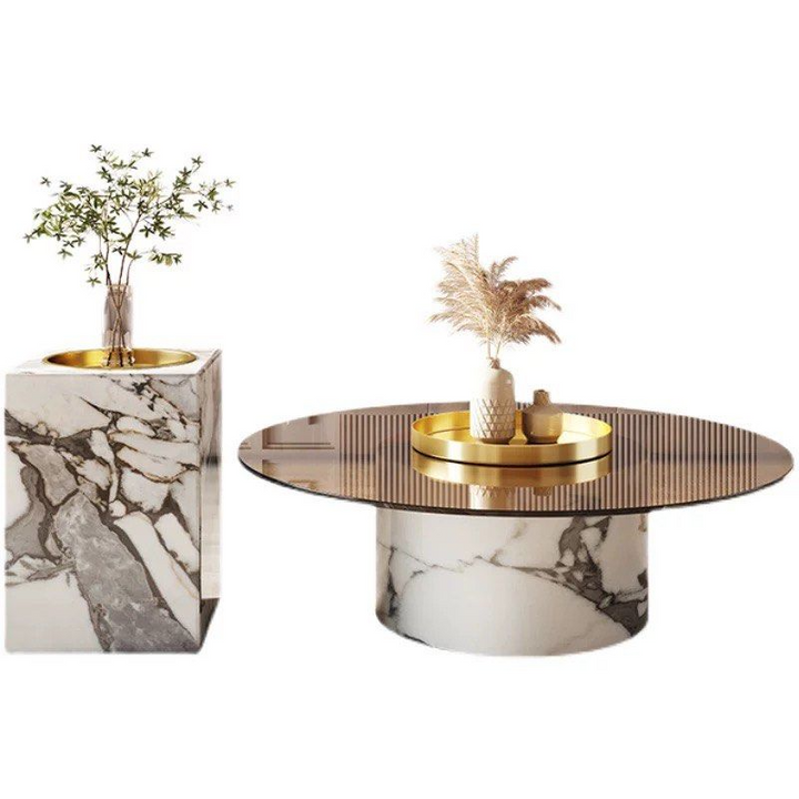 AGUILAR Modern Marble Coffee Table