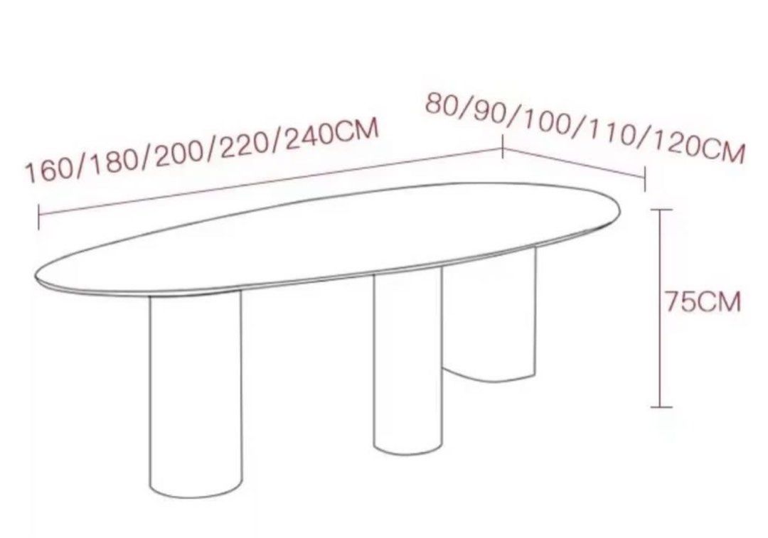 HARVEY Modern Marble Dining Table