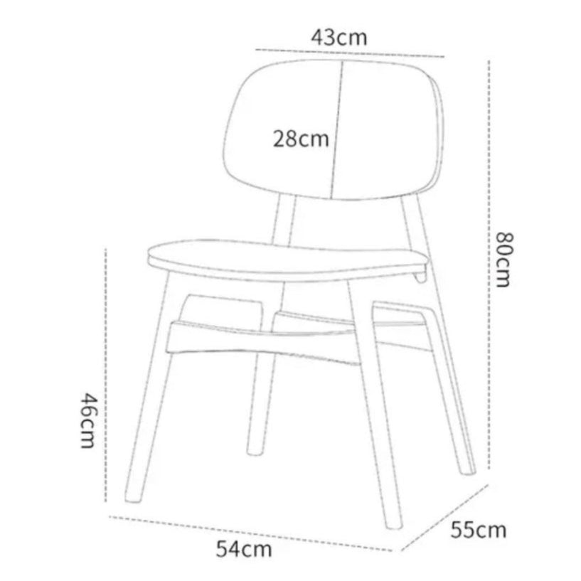 BOVON Solid Wood Dining Chair