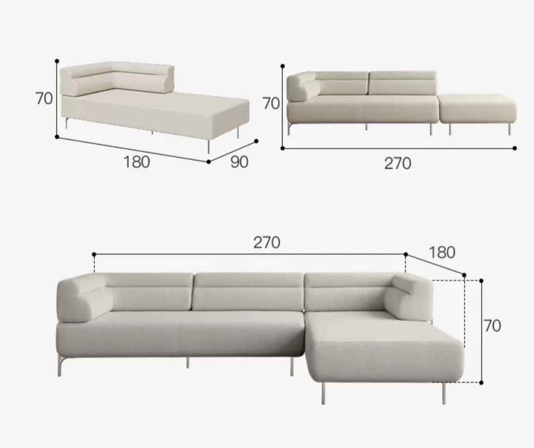 KENDRICK Modern Fabric Sofa