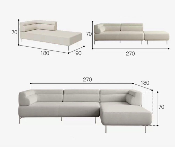 KENDRICK Modern Fabric Sofa