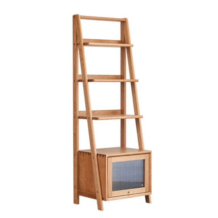 ANSELMO Wood Bookshelf With Storage