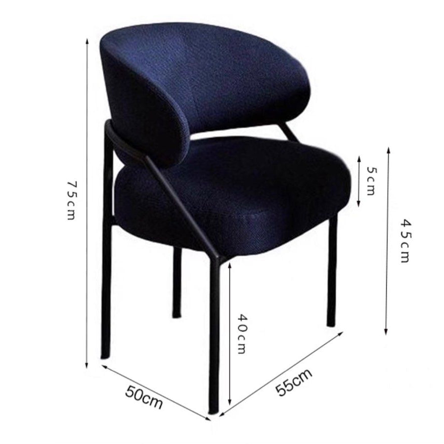 JUNG Modern Velvet Dining Chair