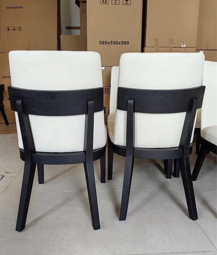 LUJO Modern Leather Dining Chair