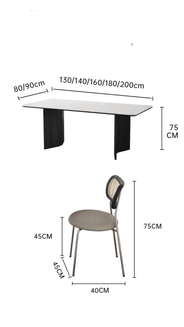 GALLEGO Modern Sintered Stone Dining Table