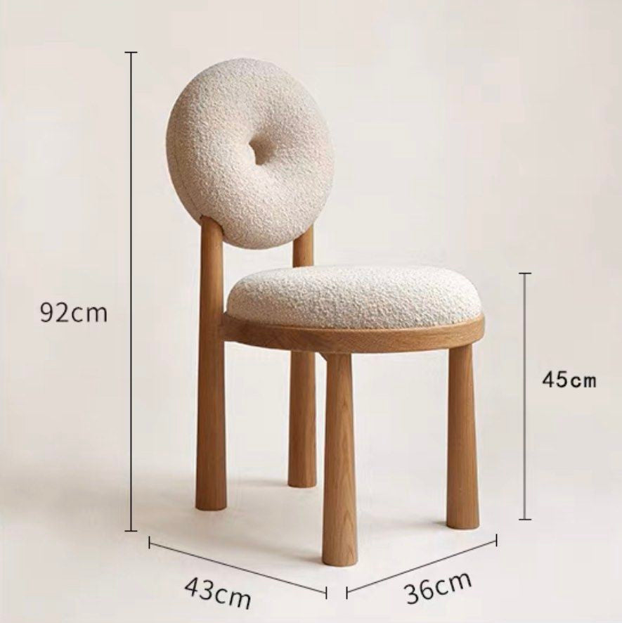 JULIEN Modern Boucle Dining Chair