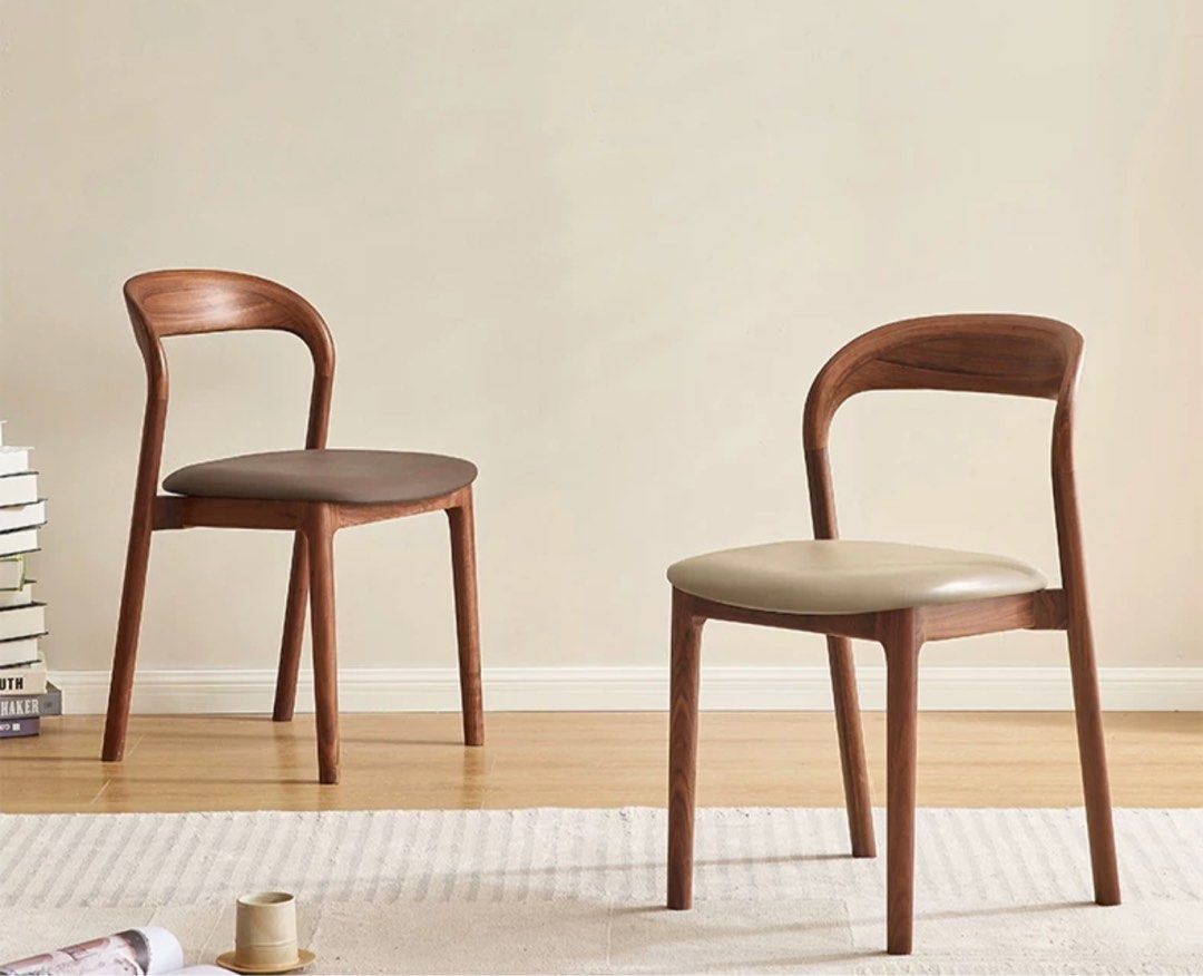 LEANN Modern Solid Wood Dining Chair