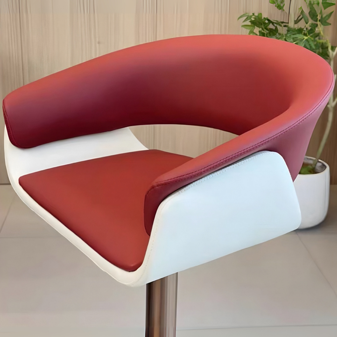 TAMSA Modern Leather Bar Stool