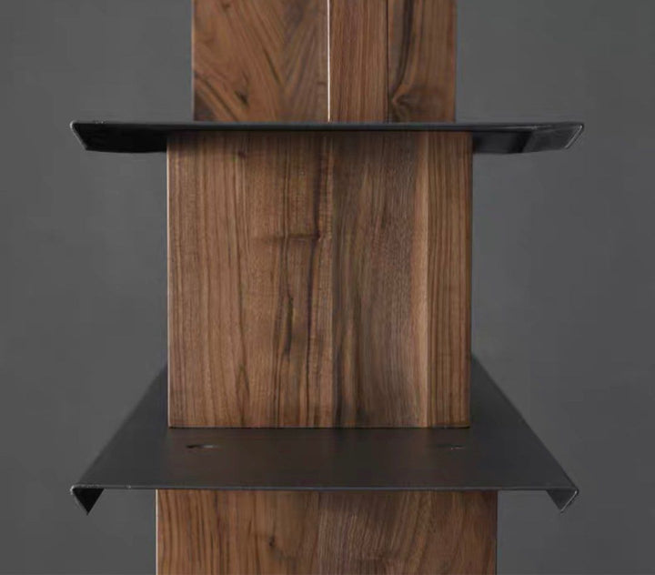 NEIVA Modern Walnut Display Shelf
