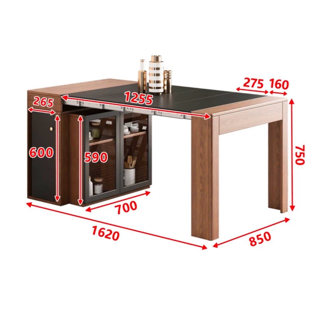 ASTURN Modern Extendable Dining Table