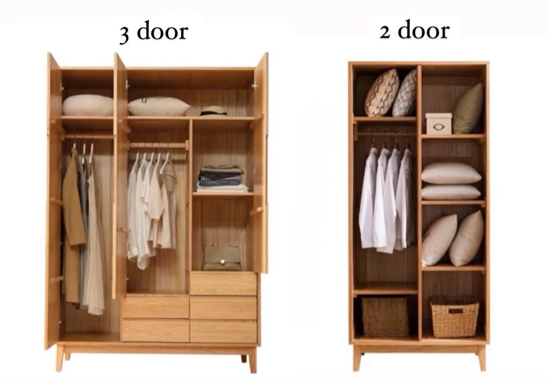 ANTONIUS Japandi Solid Wood Wardrobe