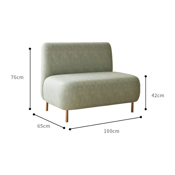GUNIVIERE Armless Loveseat