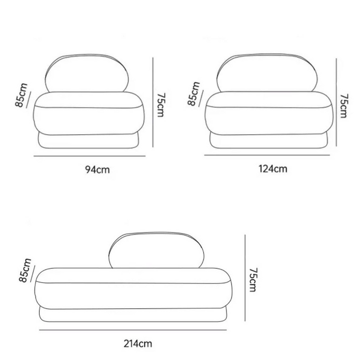 MEORS Modern Boucle Sofa