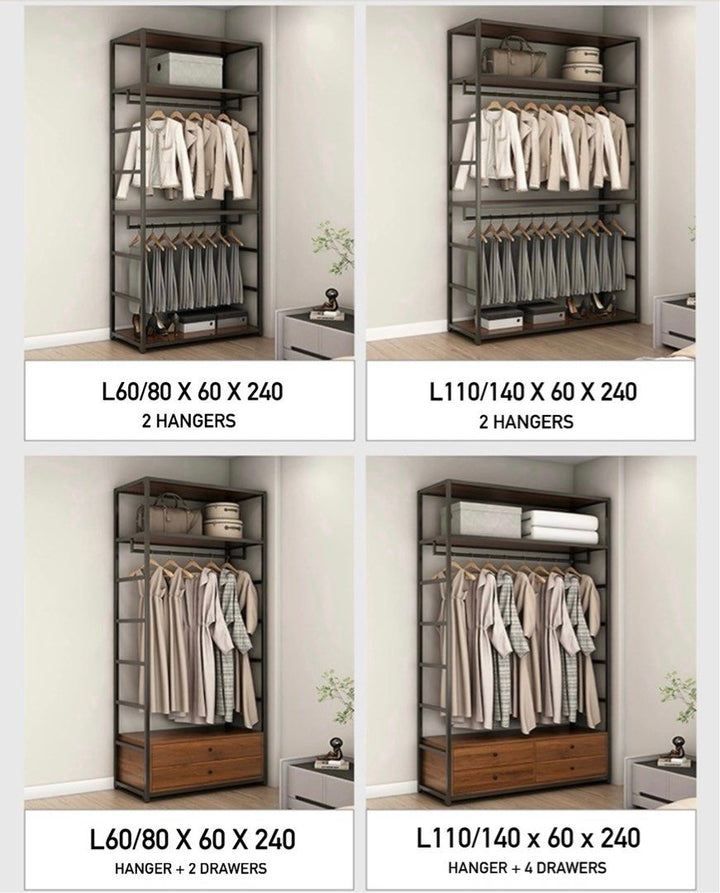 FABIUS Modern Open Concept Wardrobe