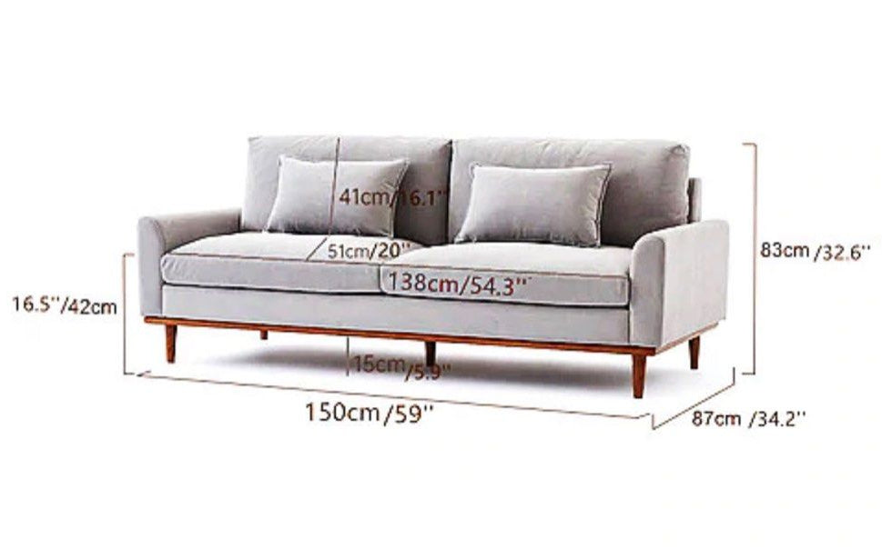 VEYRA Square Arm Sofa