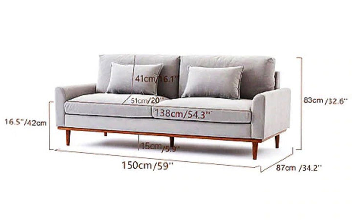 VEYRA Square Arm Sofa
