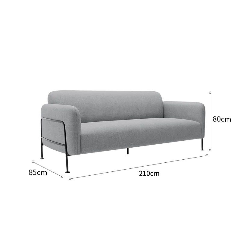 VANDELLIA Round Arm Sofa