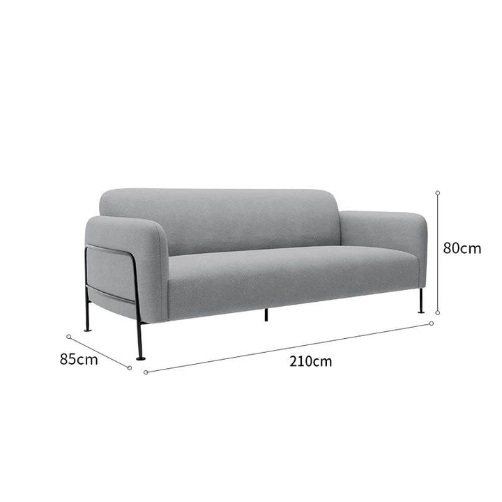 VANDELLIA Round Arm Sofa