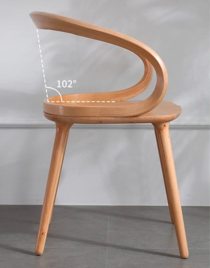 OLAF Modern Solid Wood Dining Chair