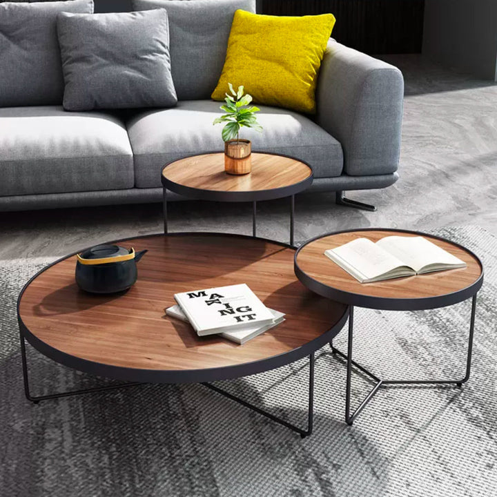 SEIZI Modern Solid Wood Coffee Table