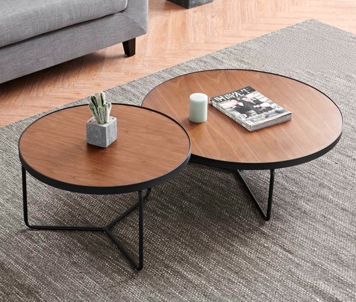 SEIZI Modern Solid Wood Coffee Table
