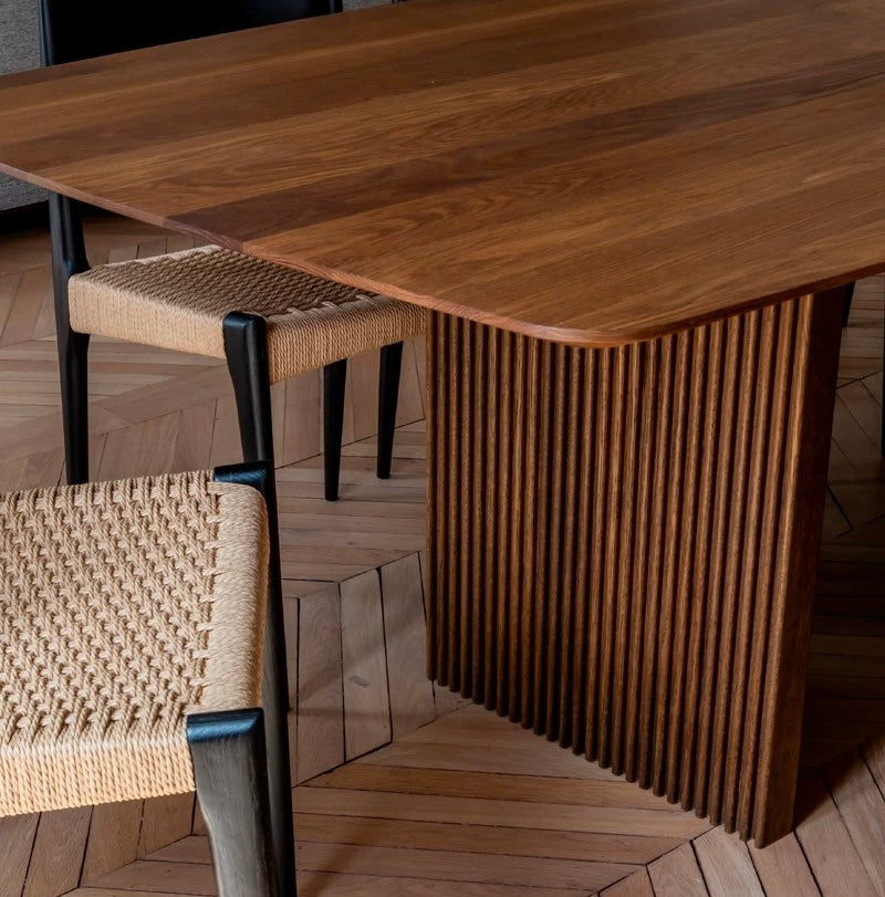 FIORE Modern Solid Wood Dining Table