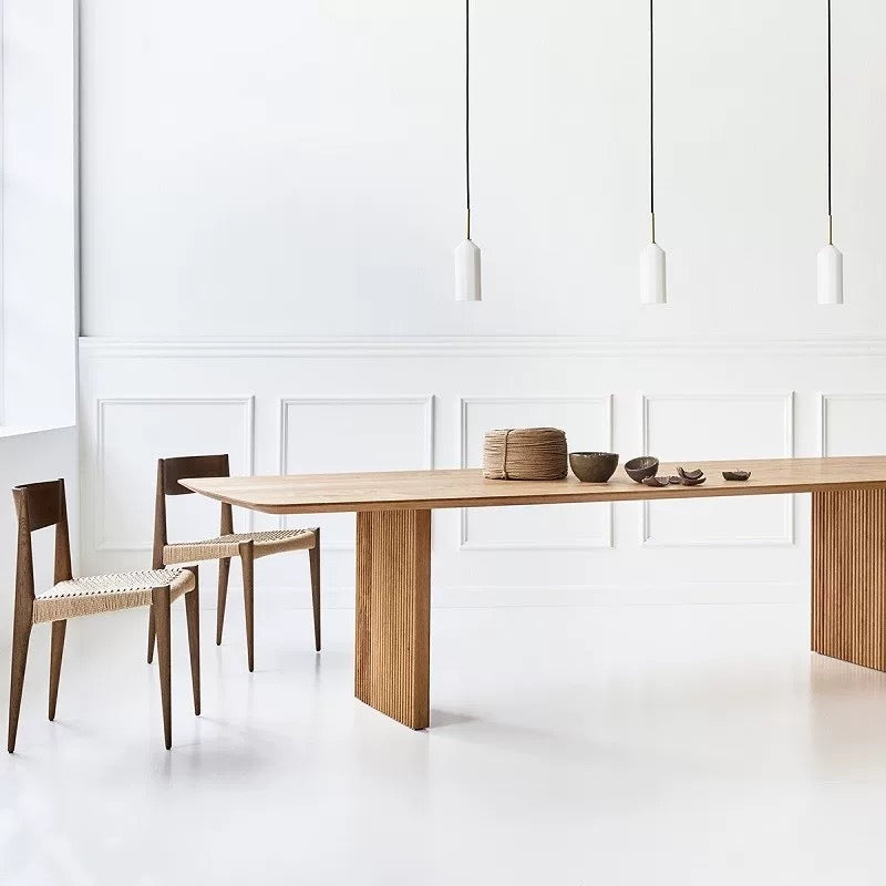 FIORE Modern Solid Wood Dining Table