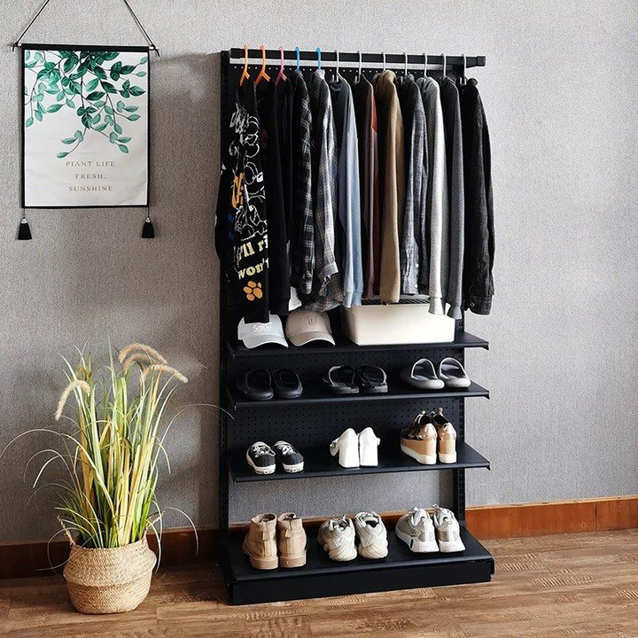 TIBERIUS Industrial Open Concept Wardrobe