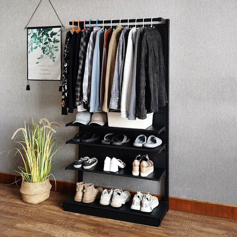 TIBERIUS Industrial Open Concept Wardrobe