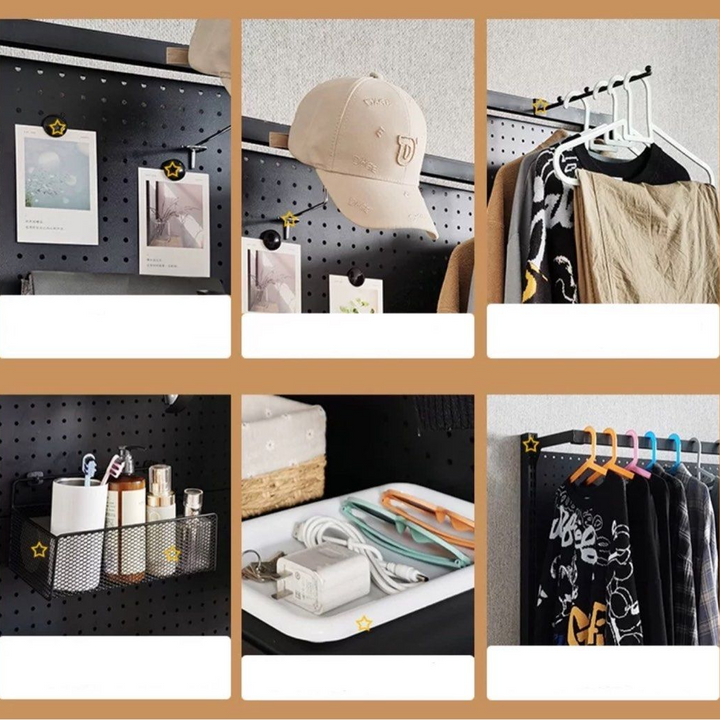 TIBERIUS Industrial Open Concept Wardrobe