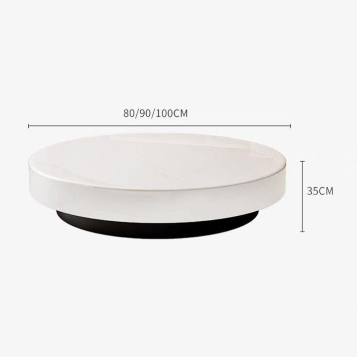 HEXA Modern Marble Round Coffee Table