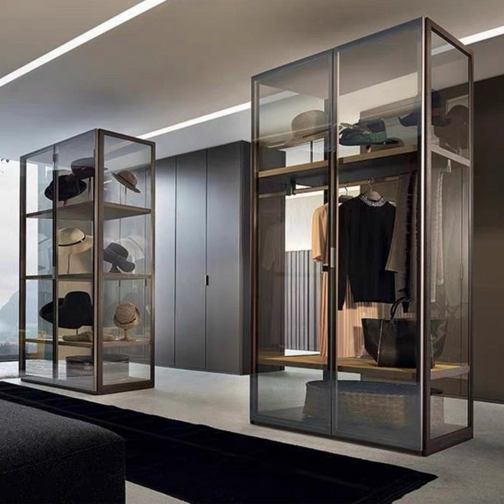 VALERIA Modern Glass Wardrobe