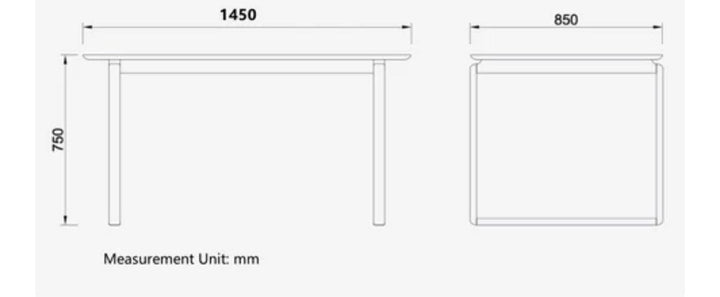 FERGUS Solid Wood Dining Table