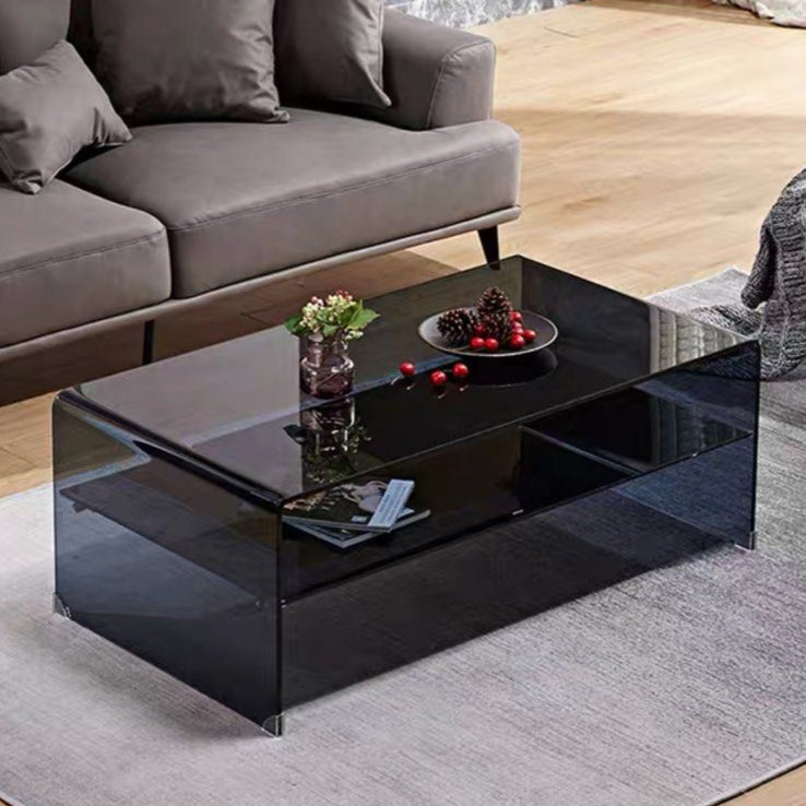 GARNER Minimalist Glass Coffee Table