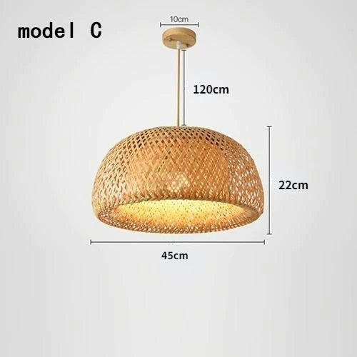 ADE Oriental Bamboo Pendant Lamp