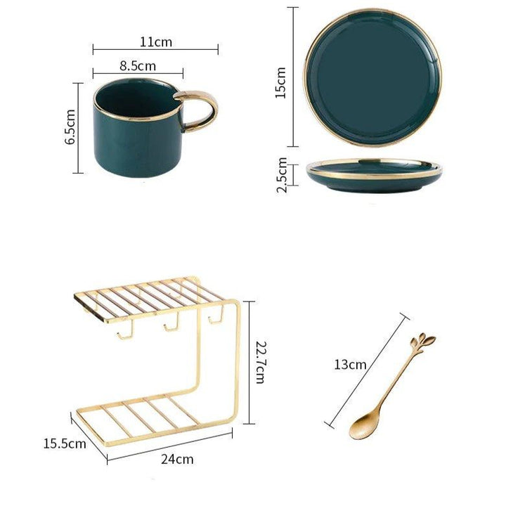 ADIEO Porcelain Tea Set