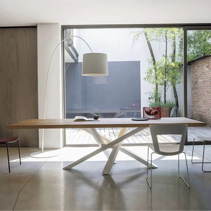 JACKE Wishbone Solid Wood Dining Table