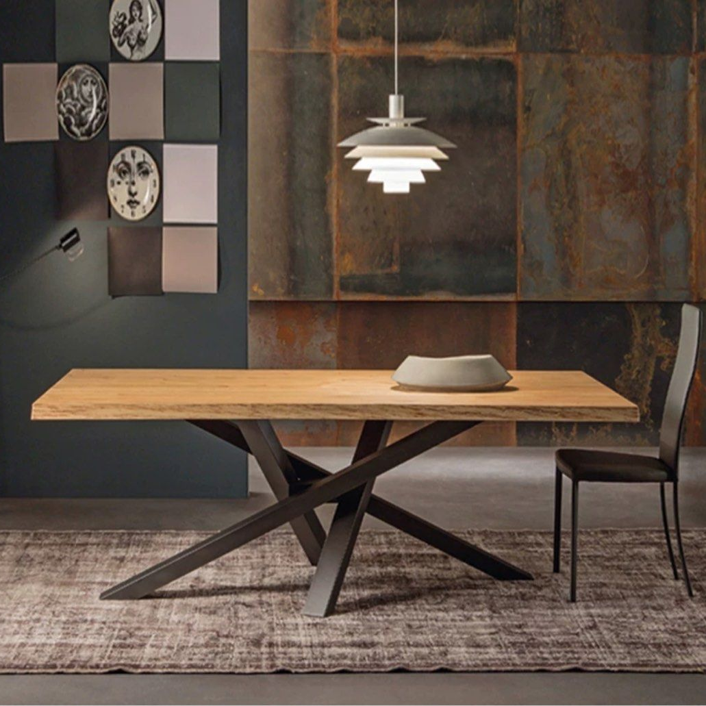 JACKE Wishbone Solid Wood Dining Table