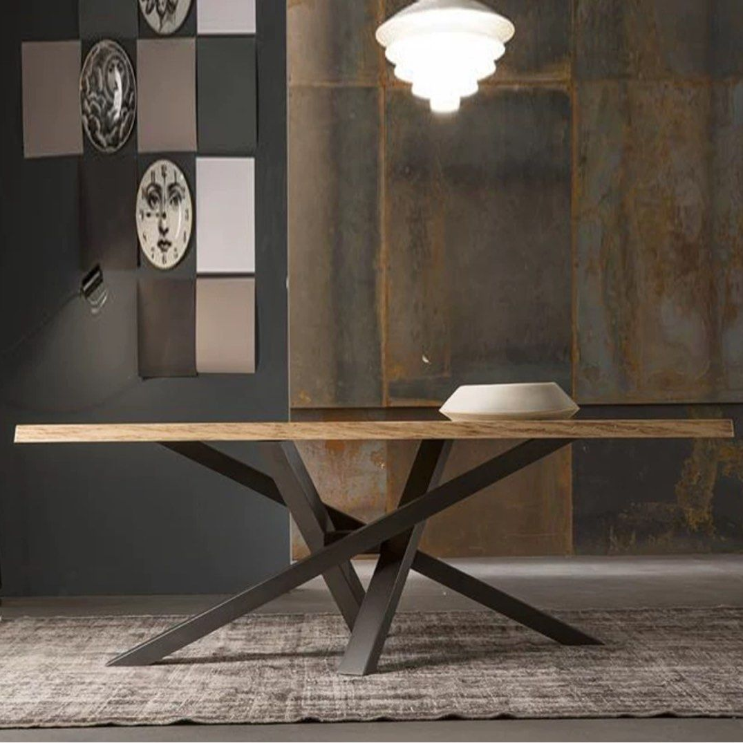 JACKE Wishbone Solid Wood Dining Table