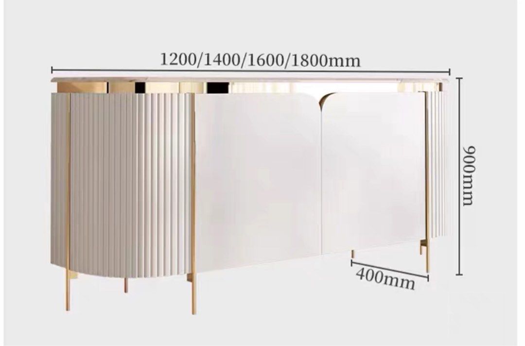 MIKA Modern Sintered Stone Sideboard