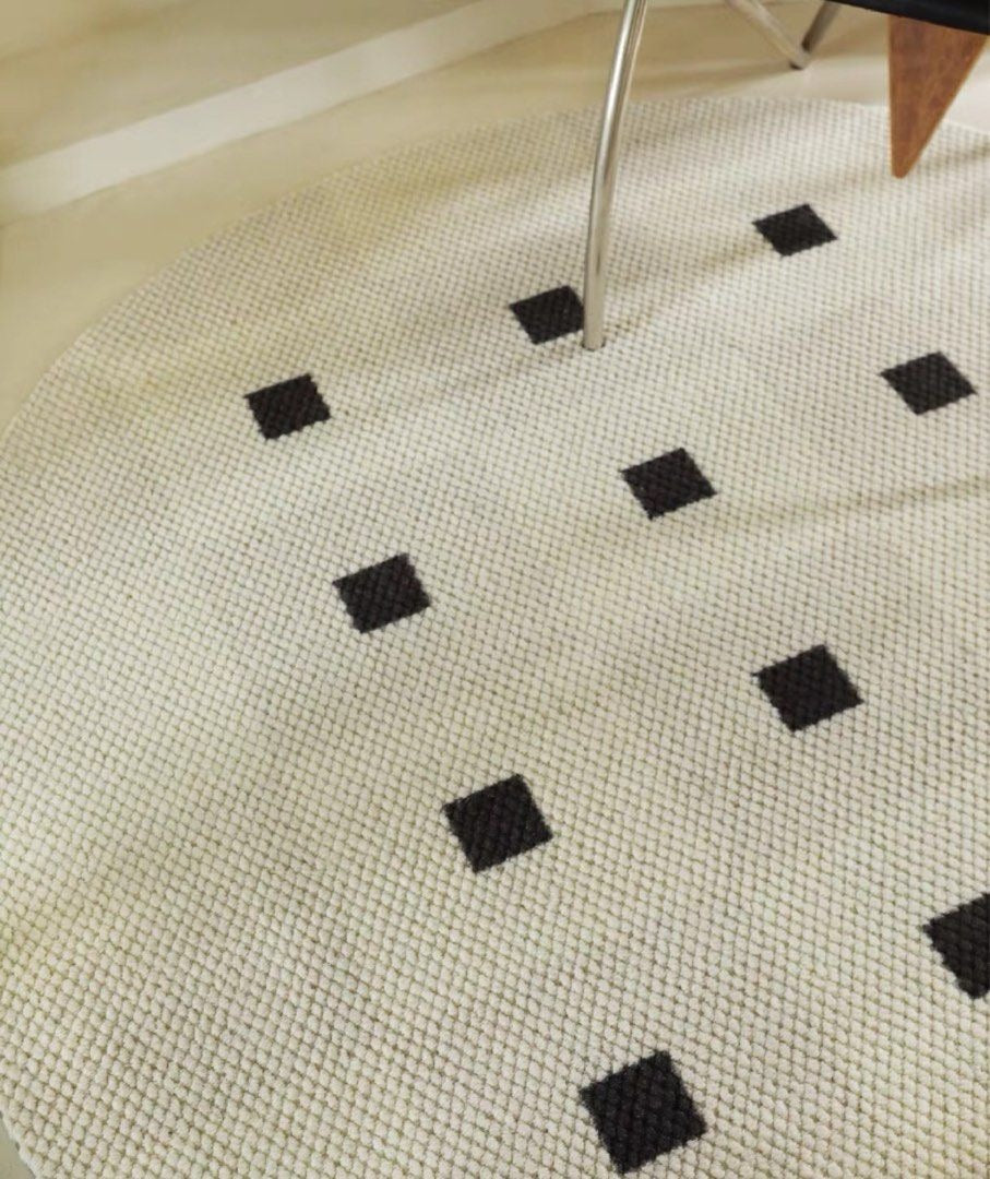TERRY Modern Round Wool Rug
