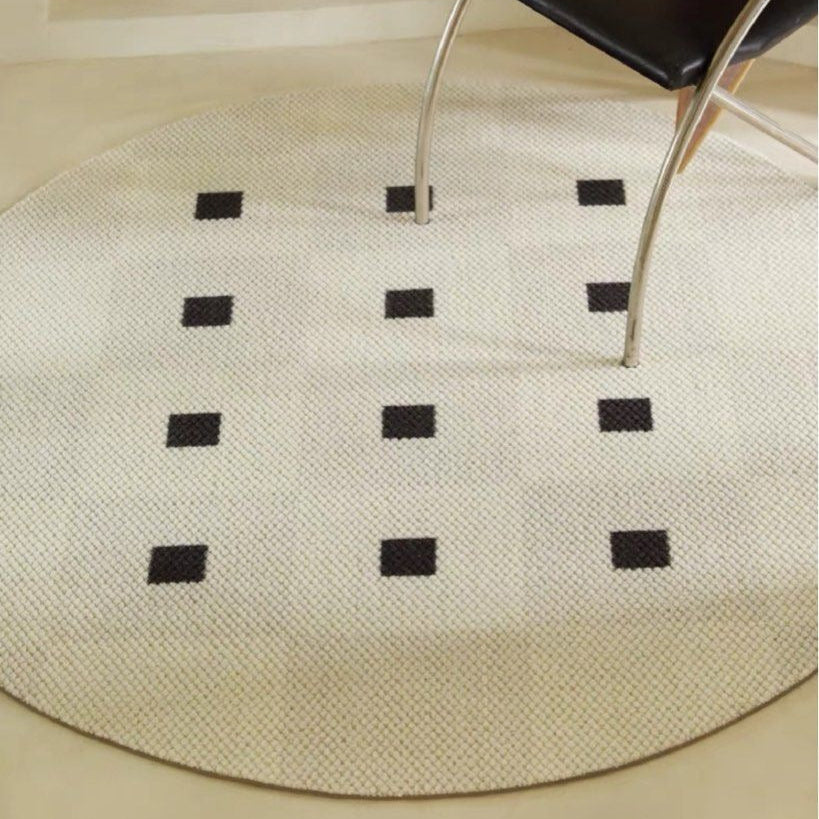 TERRY Modern Round Wool Rug