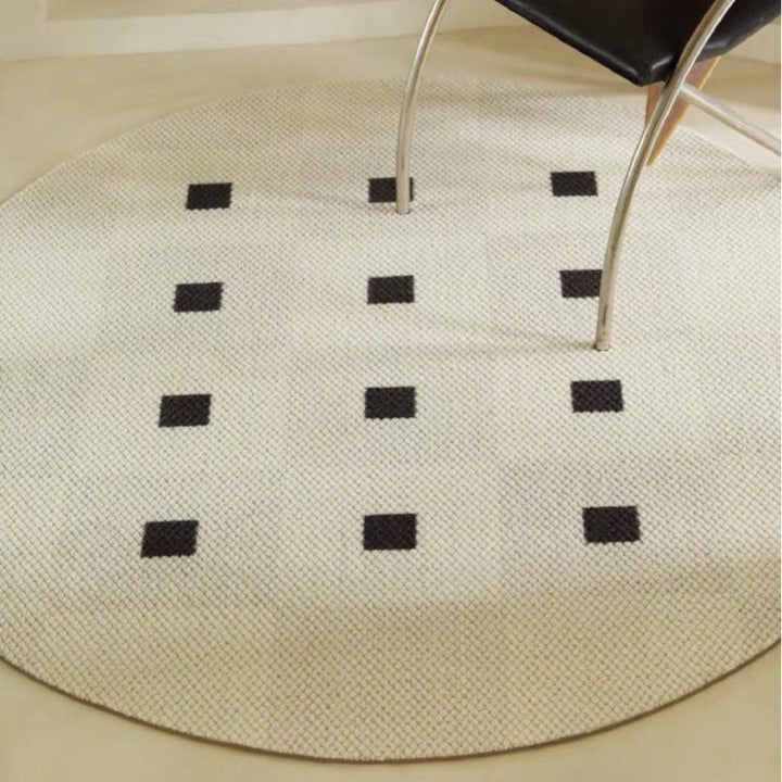 TERRY Modern Round Wool Rug