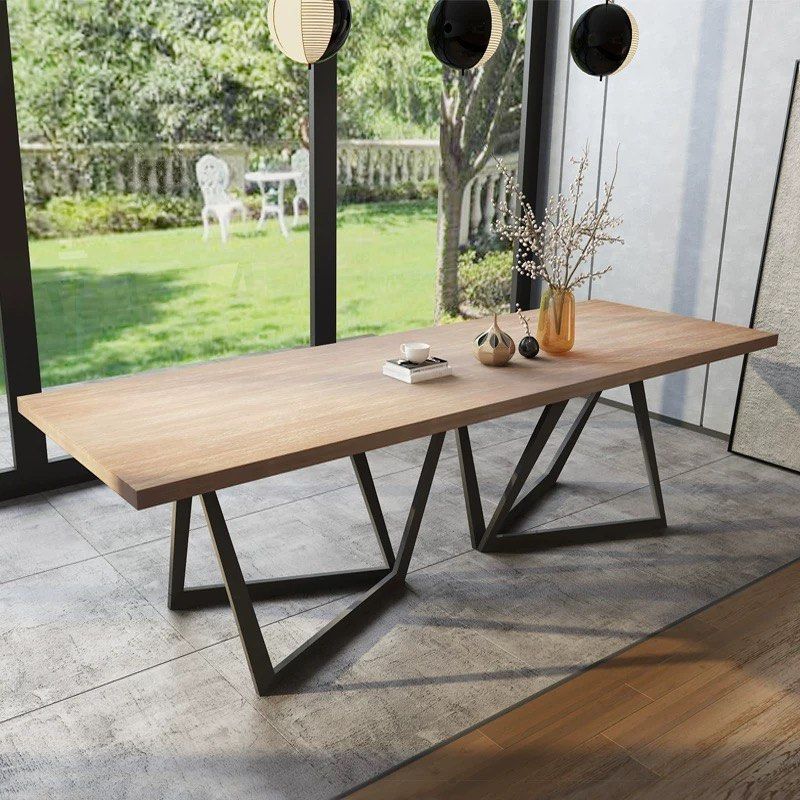 AFRIEN Modern Solid Wood Dining Table
